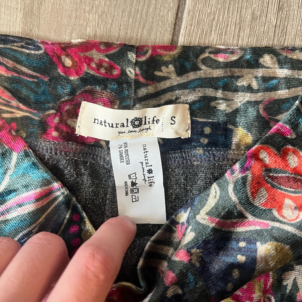 NATURAL LIFE Multicolor Floral Boot Cut Pants - Picture 10 of 11